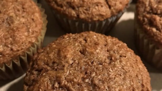 Hotový recept na muffiny s pšeničnými otrubami