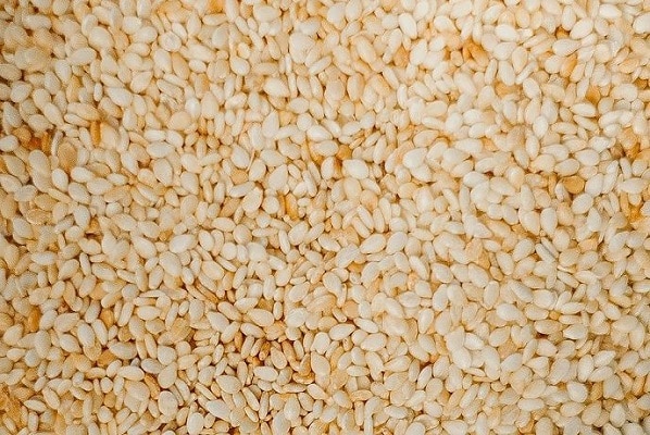 Detail na lněná semínka.